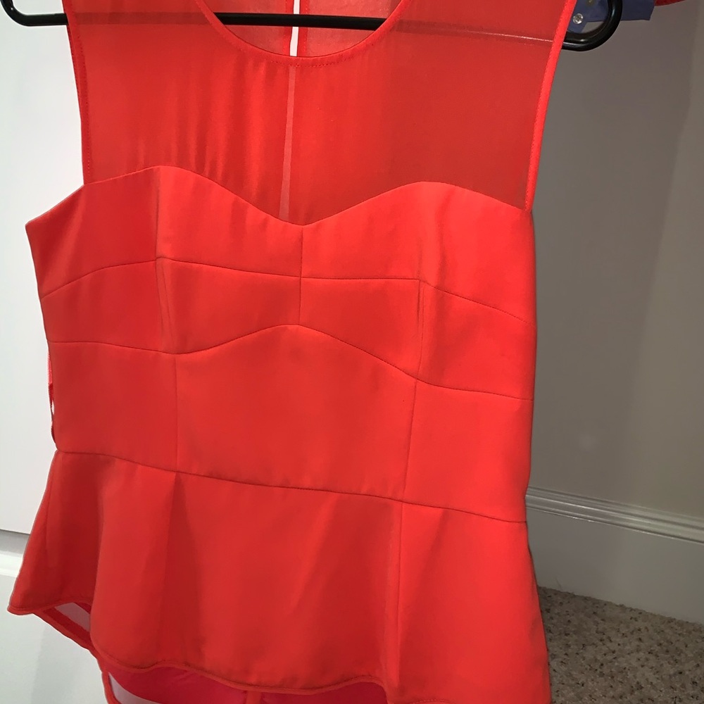 BCBG Peplum Blouse